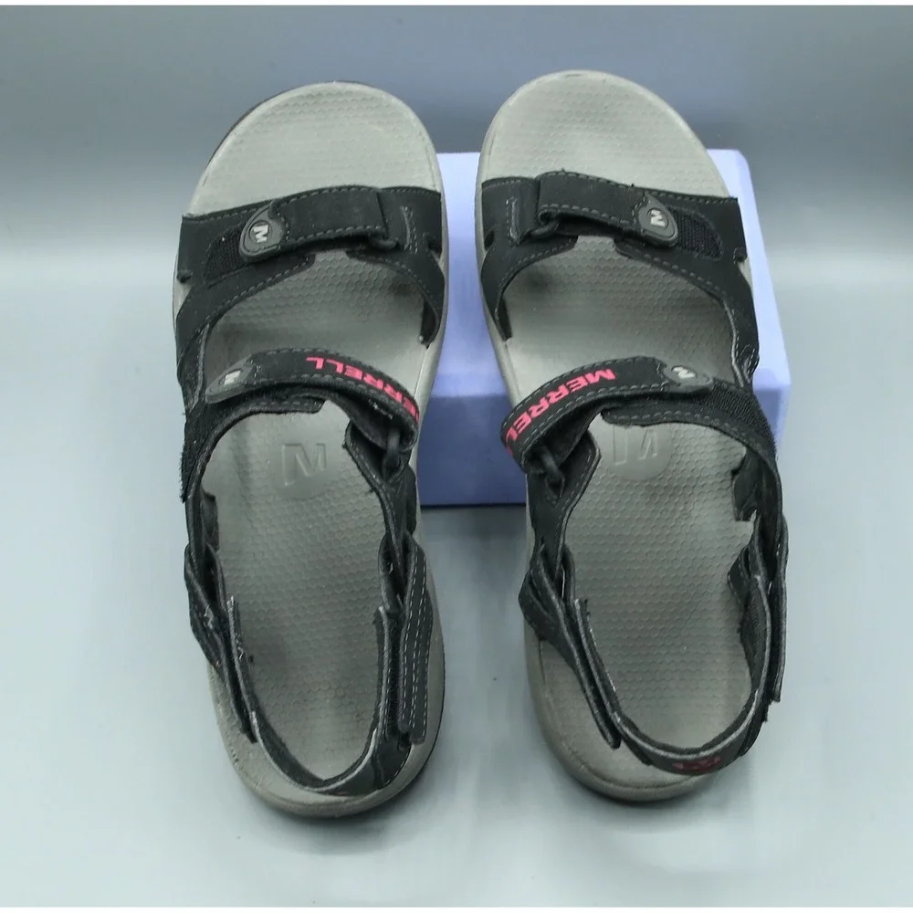 Merrell Cedrus Convertible Hiking Sandals Women US 8, Black Rose Red - Picture 6 of 6